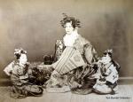 Ichida, Sota c.1870-75 "Woman with Two Children"