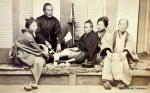 Shimooka, Renjo c.1865-70 "Doctor Caring for Samurai"
