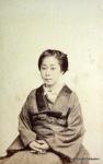 Shimooka, Renjo c.1865-70 "Seated Female"